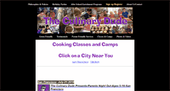 Desktop Screenshot of culinarydudeontour.com